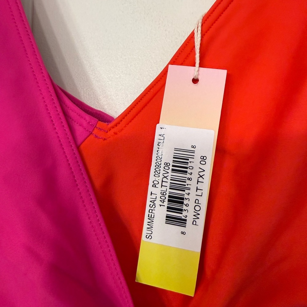 Summersalt Pink and Orange One-Piece Swimsuit - Picture 4 of 5